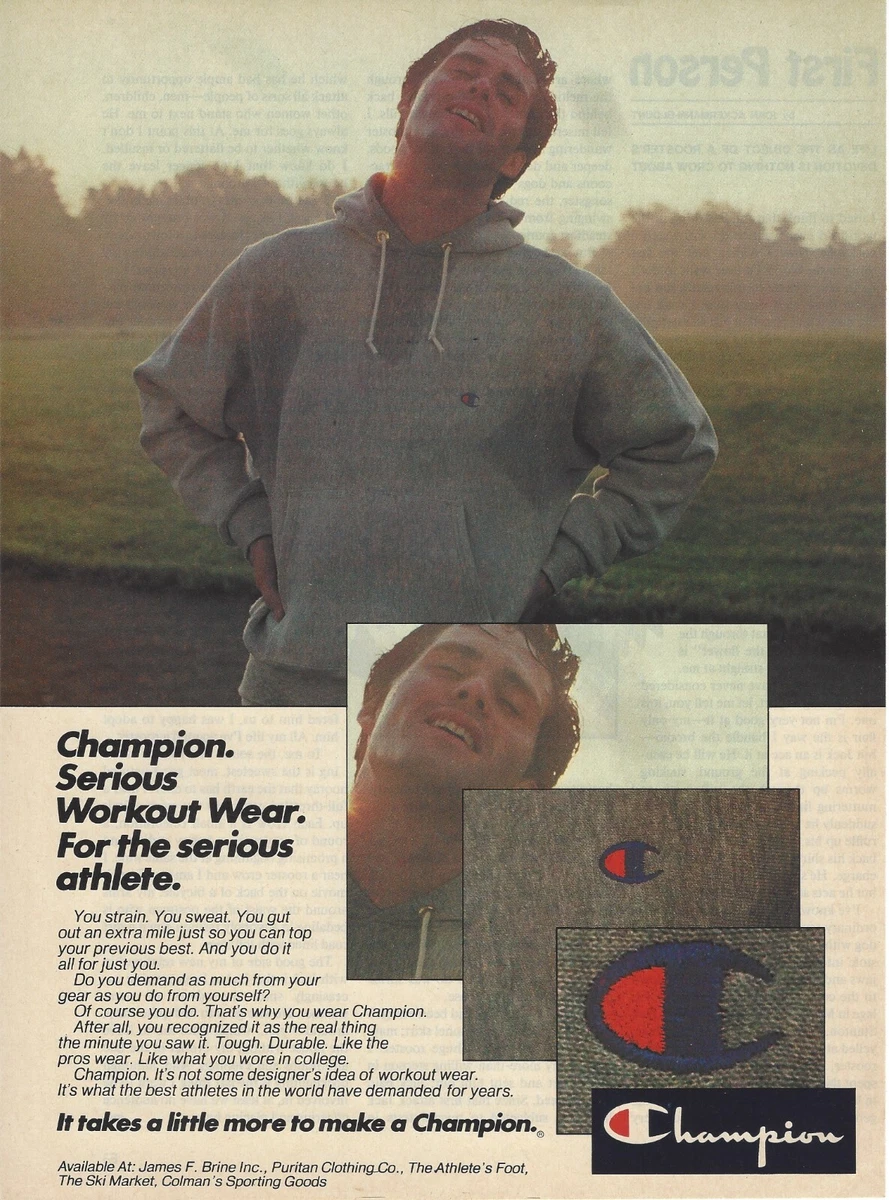 1983 Champion Sportswear Fashion vintage print ad 80&#039;s advertisement | eBay