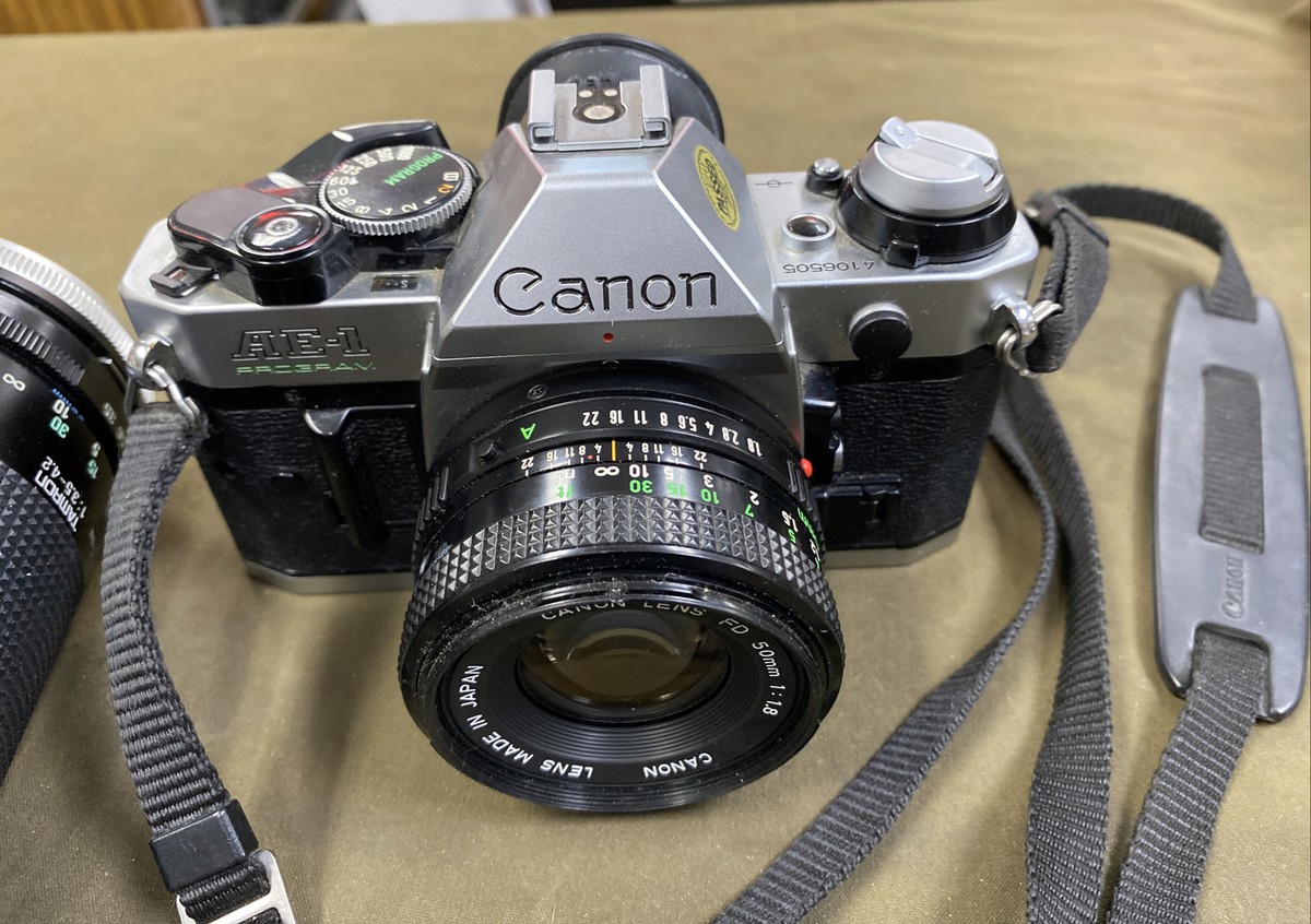 Canon AE-1 Program - 35mm SLR Film Camera w/ 50 mm lens