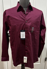 Arrow Dress Shirt - Dark Wine Red / Henna 15-15 1/2 X 34-35 Medium - New w Tags