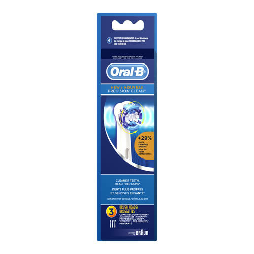 Oral-B Precision Clean Ersatzbürstenköpfe, 3 Stück, EB20-3, 83508046, 80215404 - Bild 1 von 1
