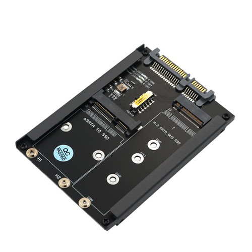For NGFF M.2 Key B SATA3 2in1 MSATA and B Key/B&M Key SSD to 2.5" SATA III 6Gbps - Picture 3 of 6