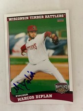Marcos Diplan 2016 Signed Wisconsin Timber Rattlers Team Card