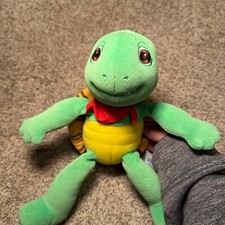 Eden 1990s Franklin the Turtle TV Character Plush Toy Stuffed Animal Toy - Green