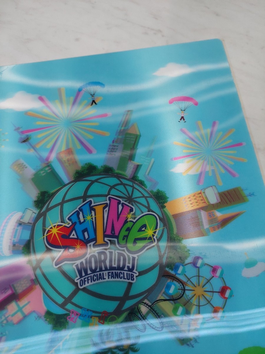 SHINee World J Official Japanese Fanclub FC Plastic Folder Rare