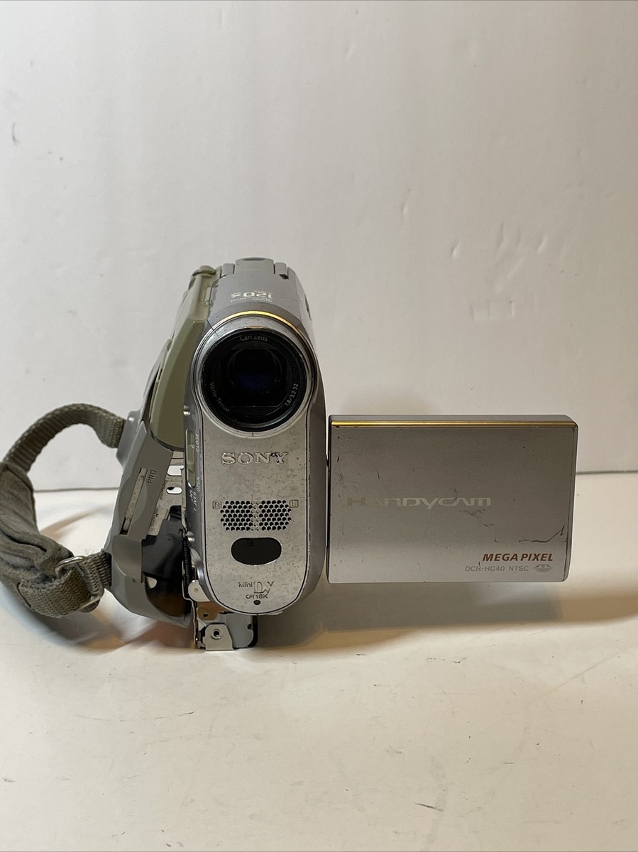Sony DCR-HC40 Handycam Camcorder + Tape TESTED READ DESCRIPTION