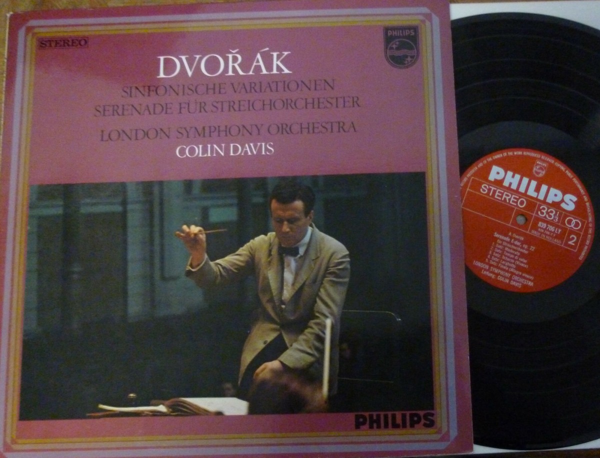 COLIN DAVIS / DVORAK symphonic variations .. / PHILIPS | eBay