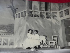 VINTAGE GERMAINE ROGER PHOTO BACKGROUND CHEVALIER DU CIEL LUIS MARIANO 1955 Thistles