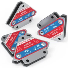 Arrow Welding Magnets 4 pcs 25 LB Strong Hold Magnetic Welding Holder