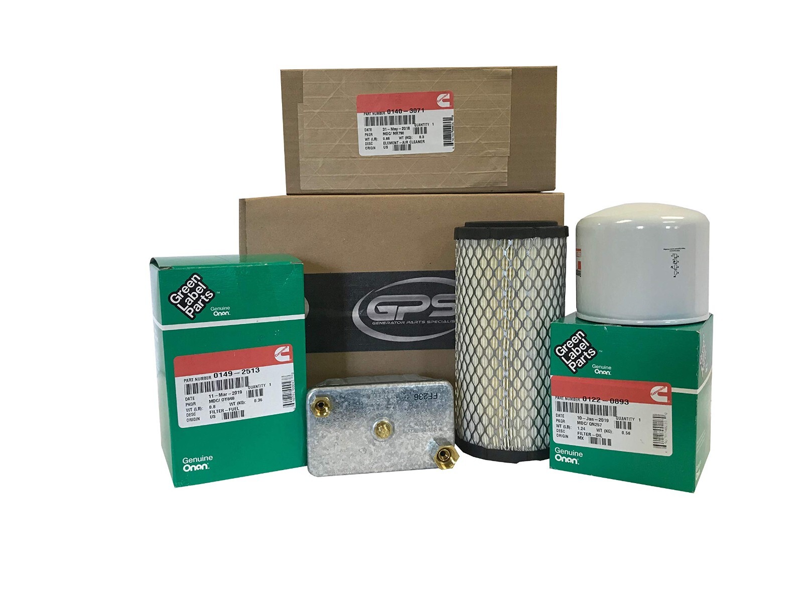 Tune Up Kit Cummins Onan Hdkca, Hdkcc, Hdkcd, And Hdkcg