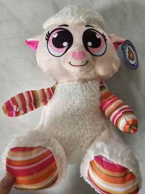 Sheep Lamb Plush Toy NWT New w/ Tag A&A Global Industries Inc. Sparkle Eyes 11''