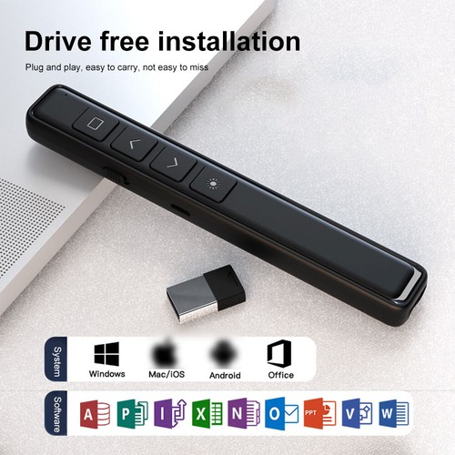 Wireless USB Powerpoint Presentation PPT Flip Pen Laser Pointer Clicker For PC - Picture 2 of 15