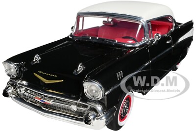ダイキャストカー 1/18 1957 CHEVROLET BEL AIR 1957 Chevy Bel Air Convertible Blue Diecast Model | Motormax