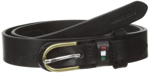 Handgemachter Ledergürtel Mit Doppeldorn Schnalle - 3,2cm Breit, Kürzbar