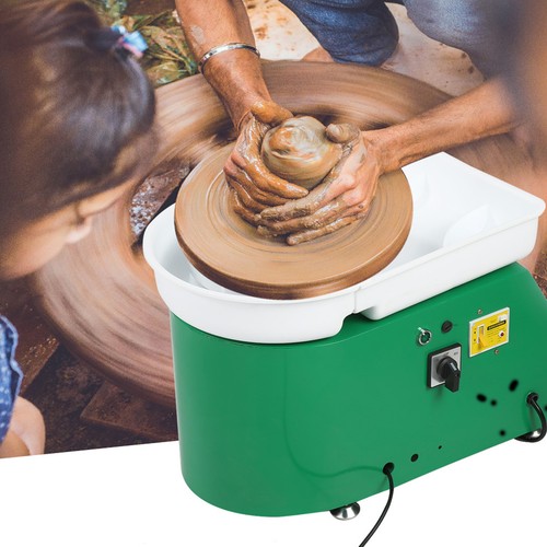 Máquina de ruedas de arcilla eléctrica compacta 350 W para entusiastas del arte de la cerámica - Imagen 5 de 15