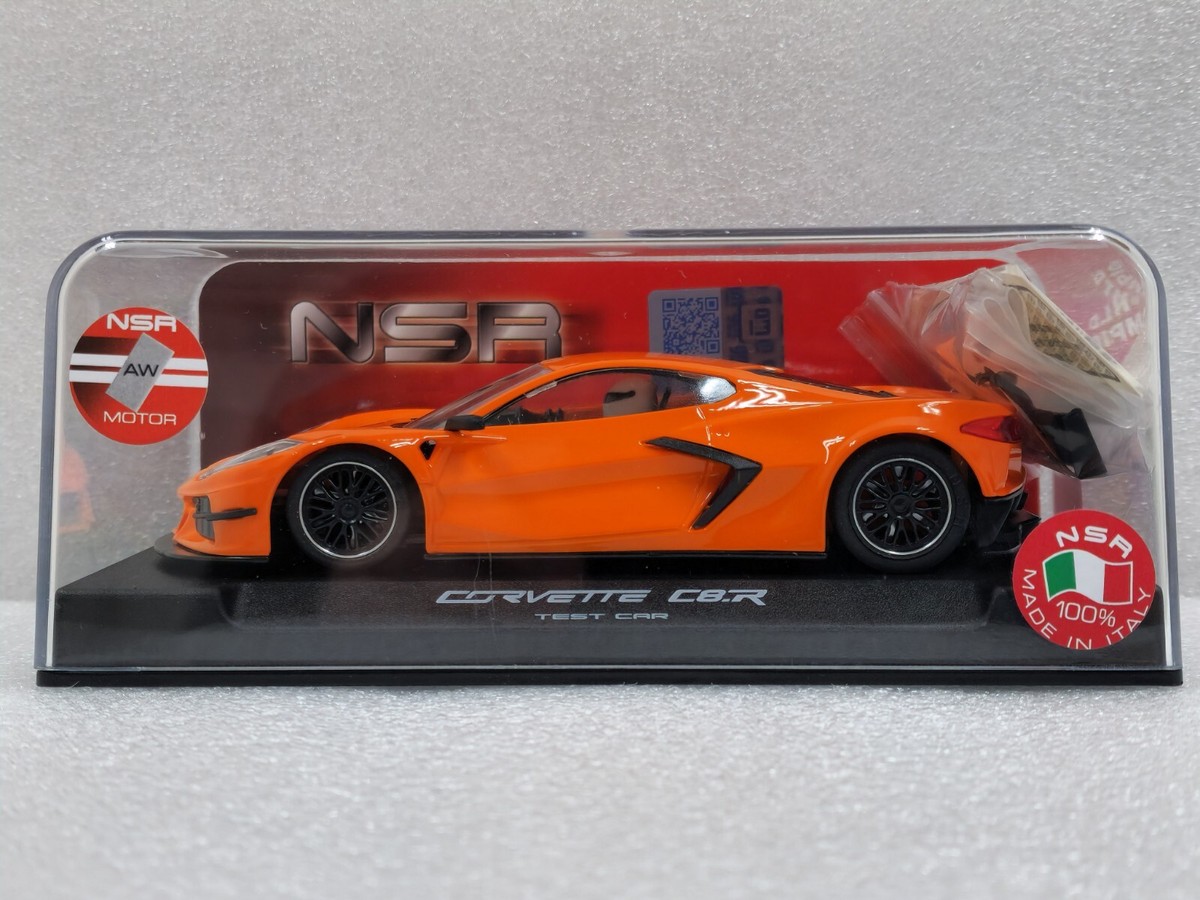NSR Corvette C8 スロットカー1/32 CORVETTE C8.R - TEST CAR RED - NSR Slot Cars Professional 1/32