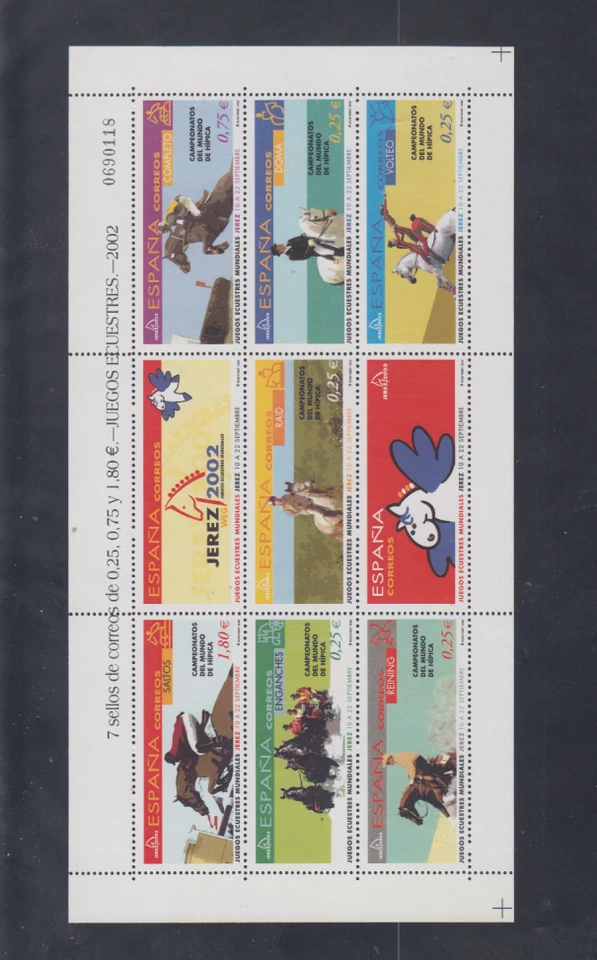 SPAIN 2002 COMPLETE YEAR SET MINT NEVER HINGED MNH (SEE 9 PICTURES) - Image 4 of 4