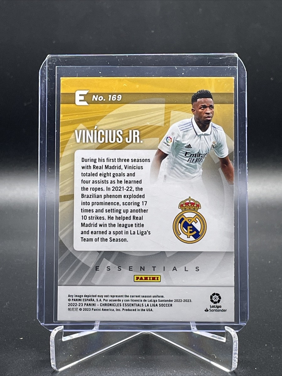 Vinicius Jr 2022-23 Panini Chronicles ESSENTIALS UPDATE #169 REAL