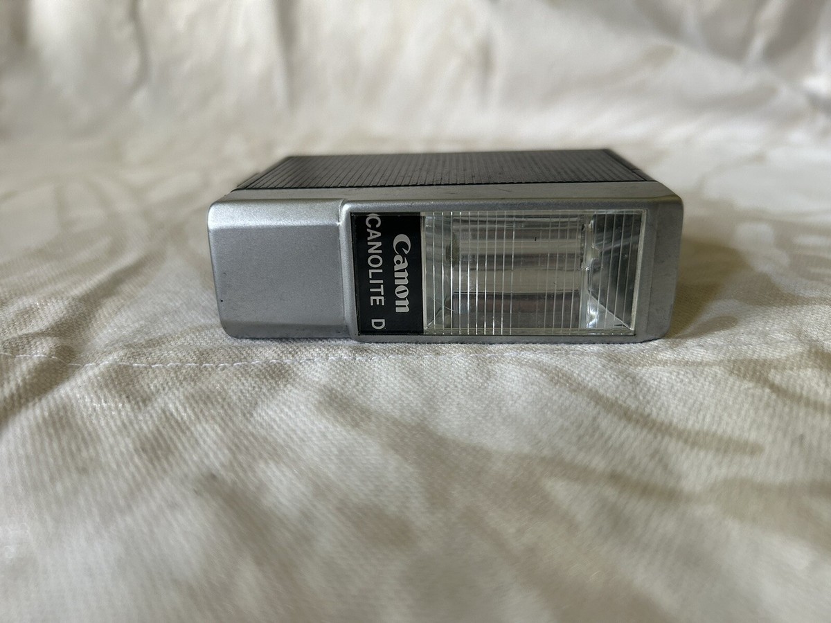 Vintage Canon Canolite D Compact Camera Flash Canonet 28 QL17 QL19