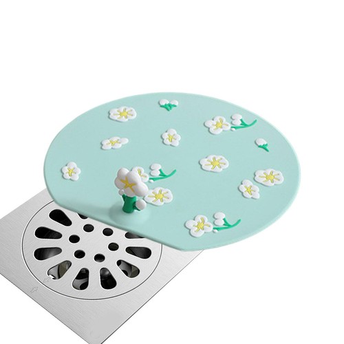 Silicone Floor Drain Plug Cover Kitchen Bath Tub Sink Rubber Water Stopper - Picture 3 of 14