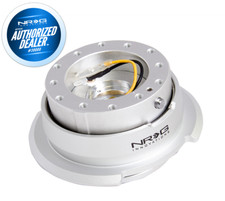 New Nrg Steering Wheel Quick Release Gen 2.8 Silver Body And Ring Srk-280sl New Nrg Steering Wheel Quick Release Gen 2.8 Silver Body And Ring Srk-280sl