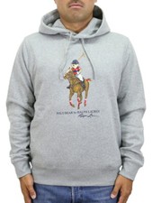 Polo Ralph Lauren Preppy Bear Polo Bear Pullover Hoodie Hooded Sweatshirt - Grey