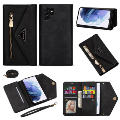 Für Samsung S23 S22 S21Tasche Schutzhülle Book Case Cover Wallet Etui Handyhülle