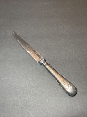 Rare D.D.S.G. Danube Steam Ship Company Knife Silver plate?