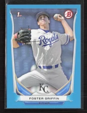 2014 Bowman Draft #DP24 Foster Griffin Blue #/399 Kansas City Royals (X)