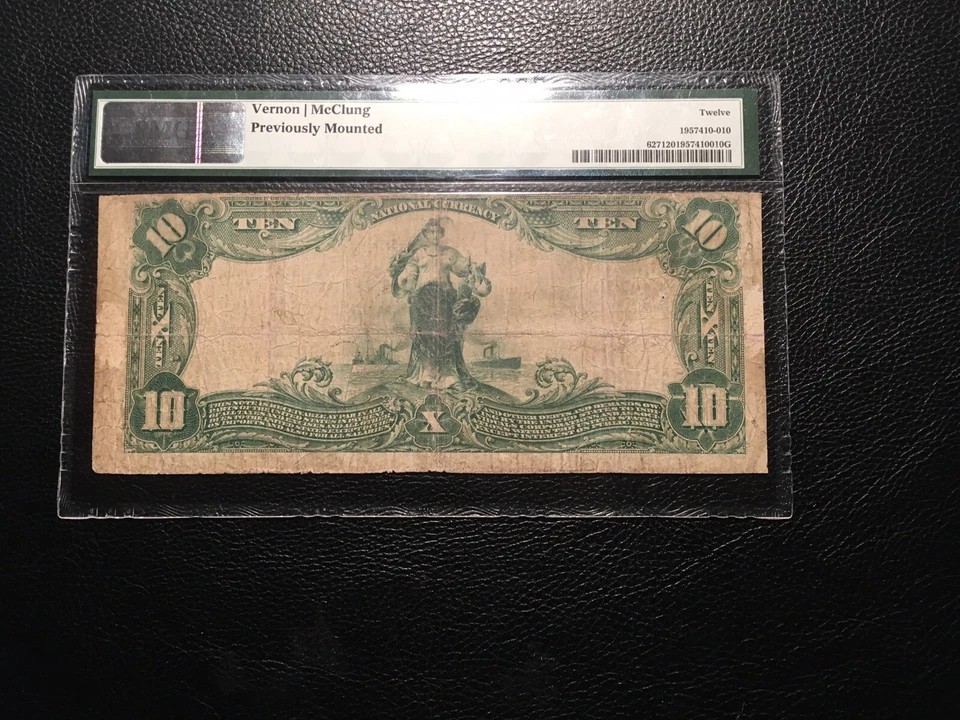National Bank Note White River Junction Vermont PMG 12 Fine Details See Des. - Image 2 of 3