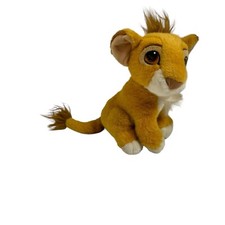 Authentic Mattel Floppy Baby Simba The Lion King Plush Stuffed Disney 1993 Vtg