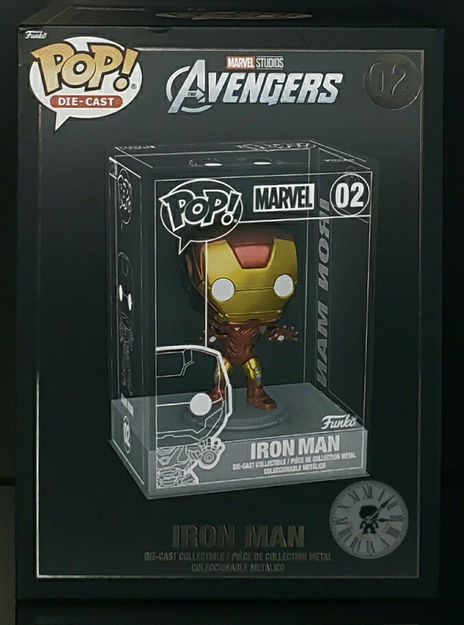 Funko Pop Die Cast #02 Marvel Avengers - Iron Man (Factory Sealed