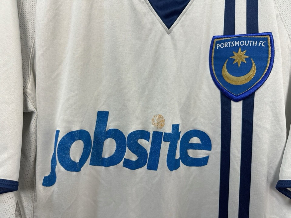 PORTSMOUTH 2009/2010 AWAY FOOTBALL SHIRT CANTERBURY JERSEY SIZE XL
