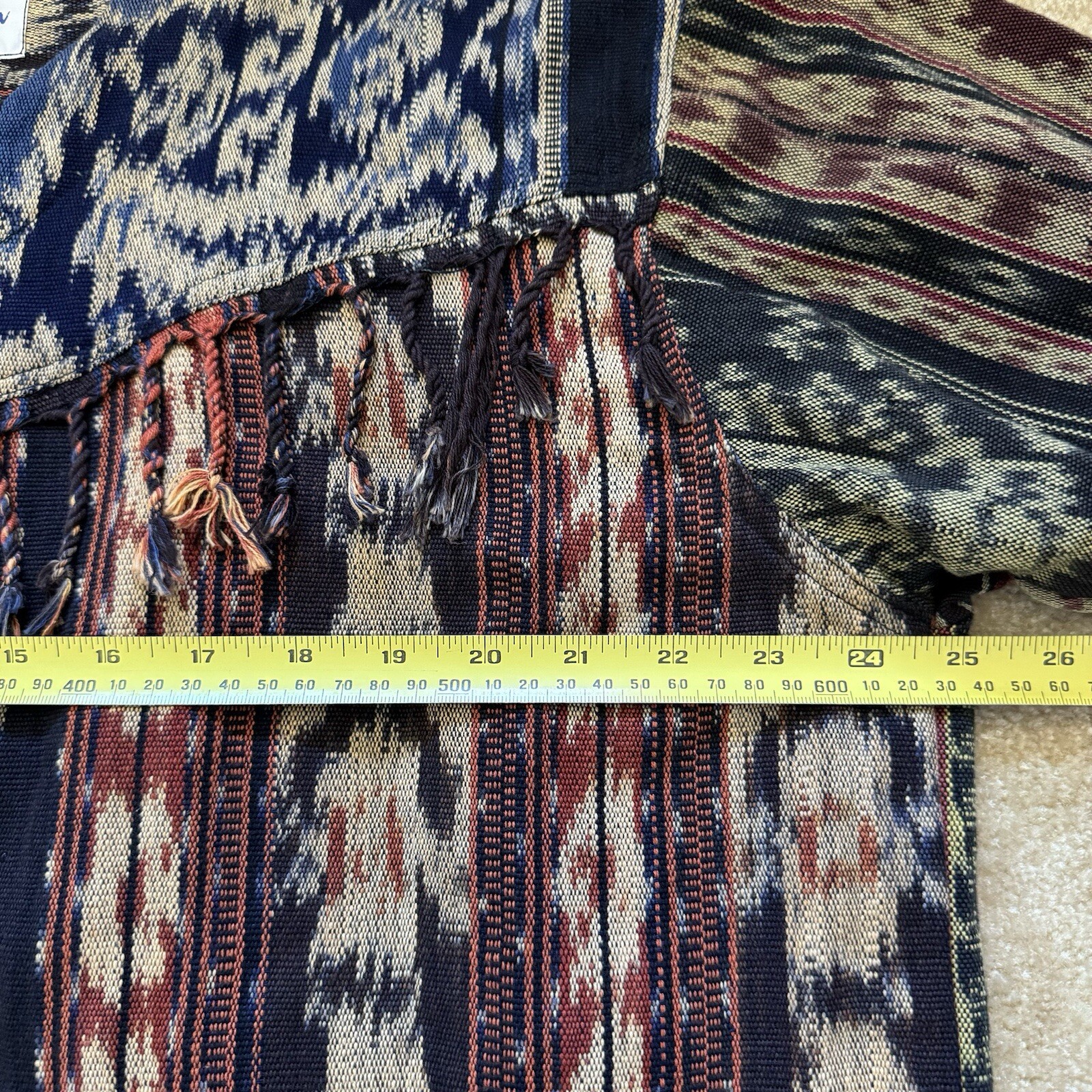 Wild Thing Wild Woman Jacket Multi Pattern Fringe… - image 8