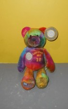 Timeless Toys Collectible Bean Plush Quarter Bear State of Louisiana w/ Tag