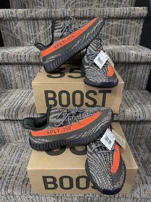 Adidas YZY Yeezy Boost 350 V2 Carbon Beluga HQ7045 Size 10.5 M