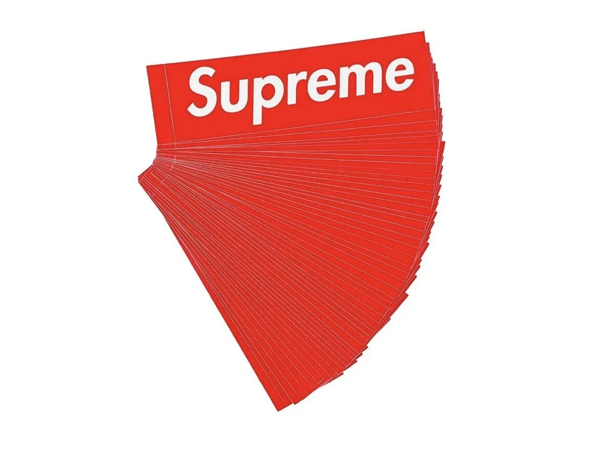Genuine supreme sticker cheap