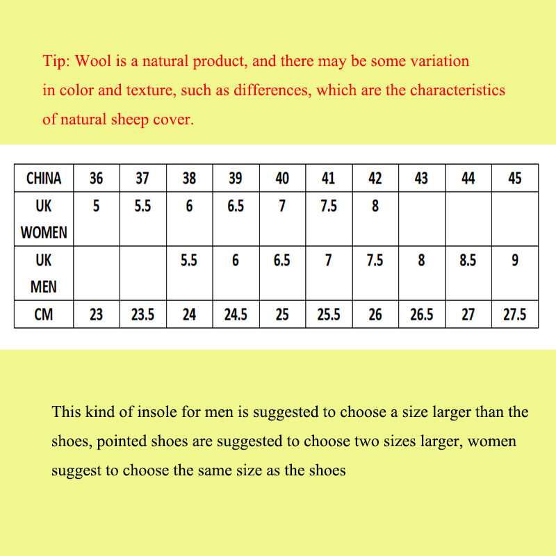 SHEEPSKIN INSOLES SOFT WARM THERMAL INNER FLEECE WOOL PAIR BOOTS SHOE