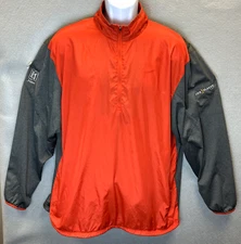 Nike Golf Shield Jacket Windbreaker Men XXL Red The Players  TPC 1/4 Zip 726405