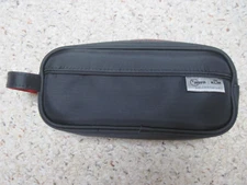 Northwest Airlines NWA KLM Amenity Kit Cosmetic Toiletry Bag Black