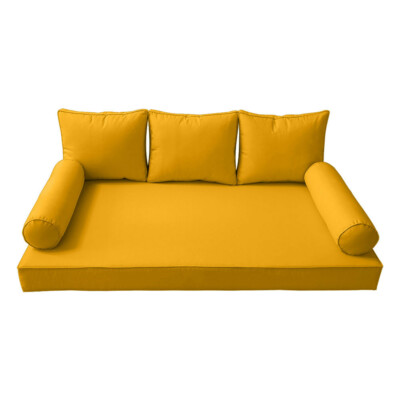 COVER ONLY-Style 3 Daybed Mattress Bolster Pillow Covers Same Pipe Twin-XL AD108