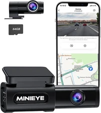 Dash Cam Front and Rear 4K, Dual Dash Camera for Cars 2K with ADAS Alert,170°