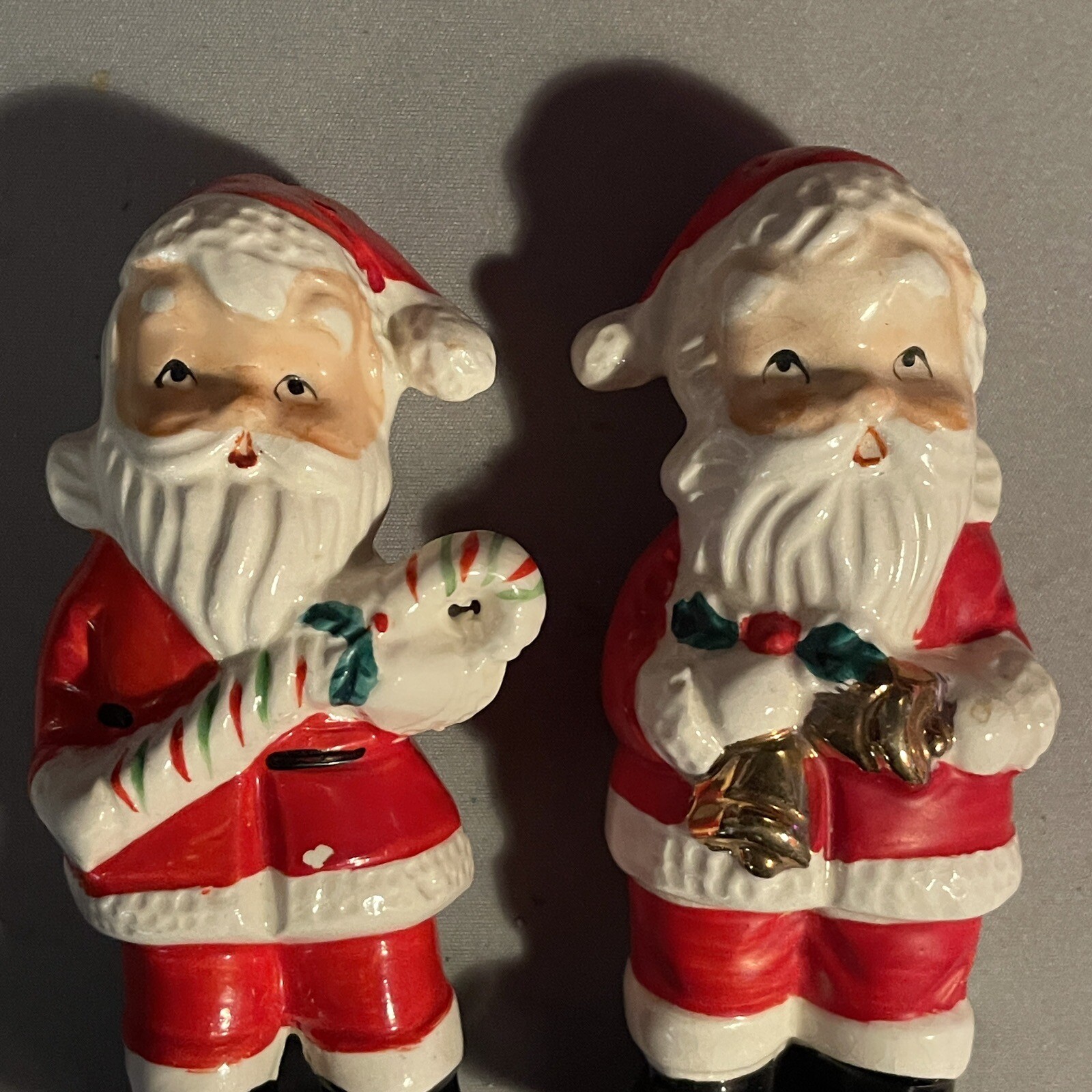 Vintage Santa Salt And Pepper Shaker Ceramics Christmas Japan eBay