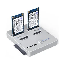 NVME/SATA 3-in-1 SSD Cloner, Coolpie CR311 Offline Clone M.2 Cloner, USB3.2 G...