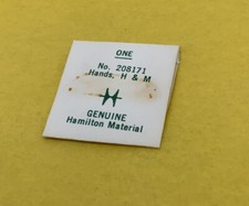 Hamilton 208171 Hour And Minute Hands Size 5/0 All Grades Gilt-Dauphine NOS