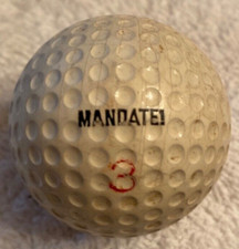 Original Dimple Golf Ball, " MANDATED / MINATURE. Excellent / VG Condition