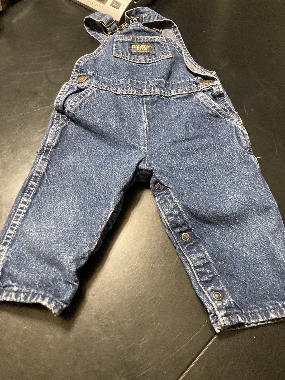 Vintage Oshkosh Denim 100 Cotton Overalls Baby Size … Gem