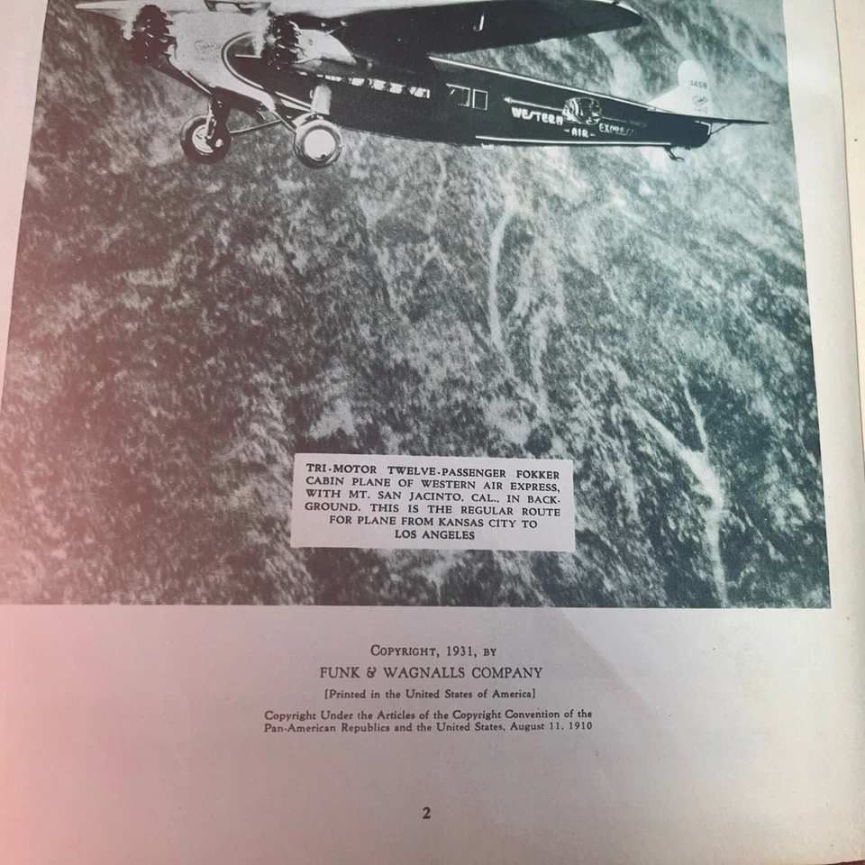 VINTAGE 1931 FUNK & WAGNALL'S BOOK OF MARVELS HARDCOVER Foto 4 de 4