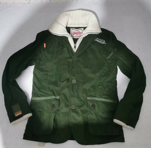 superdry mens rookie winter aviator bomber jacket military khaki