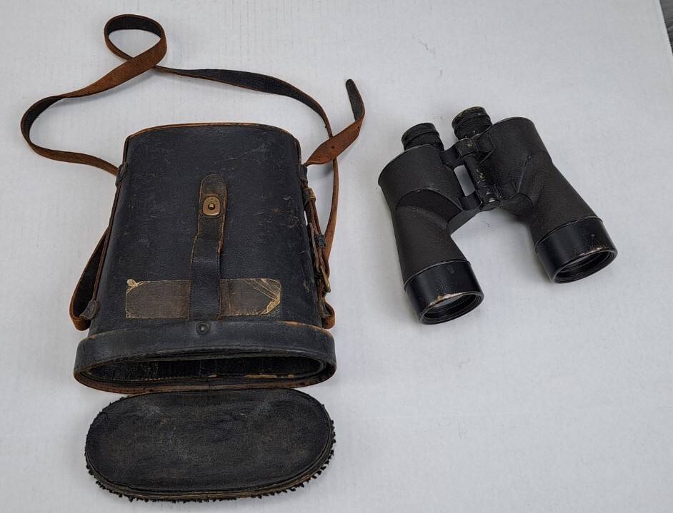 Sard Binoculars Square D Flushing New York BU Areo Navy Mark 21 88B