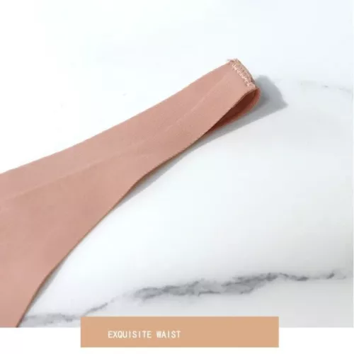 Damskie Ice Silk Bezszwowe majtki Bielizna G-String Bielizna Sexy Cienki pasek Stringi - Zdjęcie 14 z 26